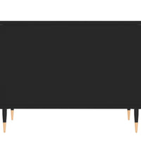 Couchtisch Schwarz 60x44,5x45 cm Holzwerkstoff