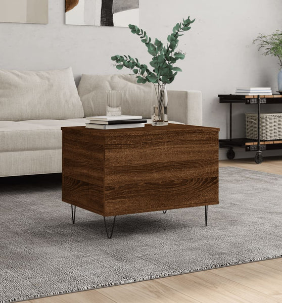 Couchtisch Braun Eichen-Optik 60x44,5x45 cm Holzwerkstoff