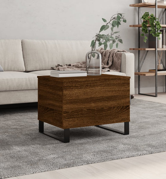 Couchtisch Braun Eichen-Optik 60x44,5x45 cm Holzwerkstoff