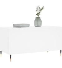 Couchtisch Weiß 90x44,5x45 cm Holzwerkstoff