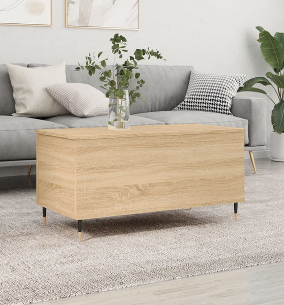 Couchtisch Sonoma-Eiche 90x44,5x45 cm Holzwerkstoff