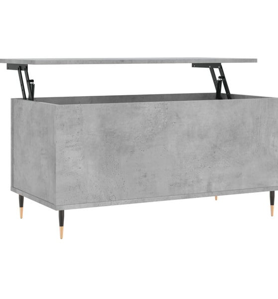 Couchtisch Betongrau 90x44,5x45 cm Holzwerkstoff