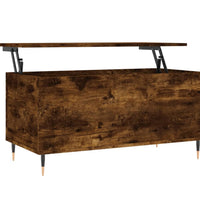 Couchtisch Räuchereiche 90x44,5x45 cm Holzwerkstoff