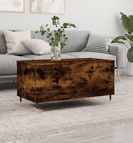 Couchtisch Räuchereiche 90x44,5x45 cm Holzwerkstoff