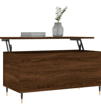 Couchtisch Braun Eichen-Optik 90x44,5x45 cm Holzwerkstoff