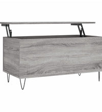 Couchtisch Grau Sonoma 90x44,5x45 cm Holzwerkstoff