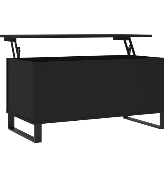 Couchtisch Schwarz 90x44,5x45 cm Holzwerkstoff