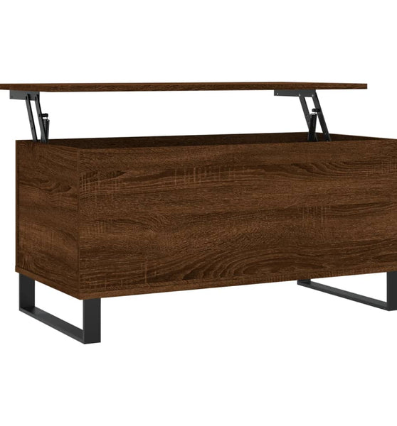 Couchtisch Braun Eichen-Optik 90x44,5x45 cm Holzwerkstoff