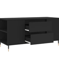 Couchtisch Schwarz 102x44,5x50 cm Holzwerkstoff