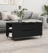 Couchtisch Schwarz 102x44,5x50 cm Holzwerkstoff