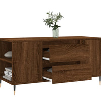 Couchtisch Braun Eichen-Optik 102x44,5x50 cm Holzwerkstoff