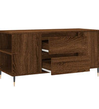 Couchtisch Braun Eichen-Optik 102x44,5x50 cm Holzwerkstoff