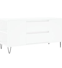 Couchtisch Weiß 102x44,5x50 cm Holzwerkstoff