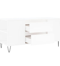 Couchtisch Weiß 102x44,5x50 cm Holzwerkstoff