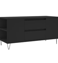 Couchtisch Schwarz 102x44,5x50 cm Holzwerkstoff