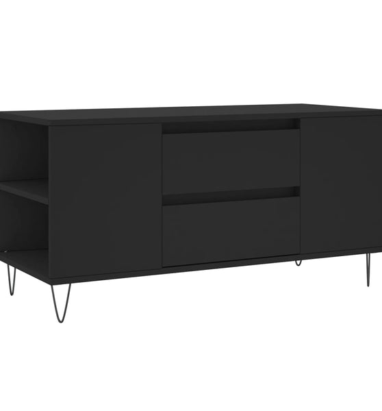 Couchtisch Schwarz 102x44,5x50 cm Holzwerkstoff