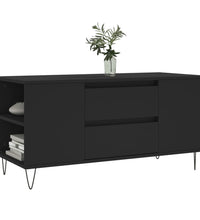 Couchtisch Schwarz 102x44,5x50 cm Holzwerkstoff