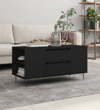 Couchtisch Schwarz 102x44,5x50 cm Holzwerkstoff