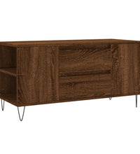 Couchtisch Braun Eichen-Optik 102x44,5x50 cm Holzwerkstoff