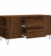 Couchtisch Braun Eichen-Optik 102x44,5x50 cm Holzwerkstoff