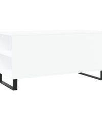 Couchtisch Weiß 102x44,5x50 cm Holzwerkstoff