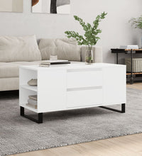 Couchtisch Weiß 102x44,5x50 cm Holzwerkstoff