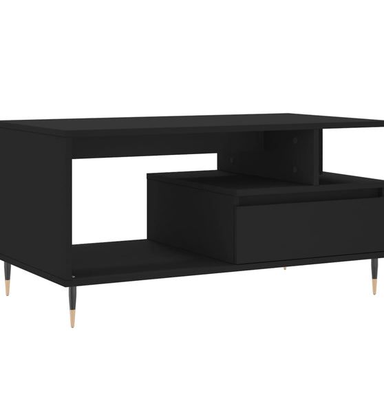 Couchtisch Schwarz 90x49x45 cm Holzwerkstoff