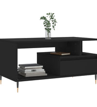 Couchtisch Schwarz 90x49x45 cm Holzwerkstoff