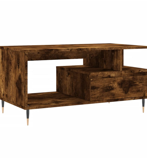 Couchtisch Räuchereiche 90x49x45 cm Holzwerkstoff