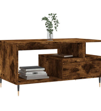 Couchtisch Räuchereiche 90x49x45 cm Holzwerkstoff