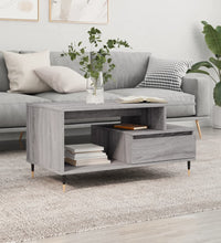 Couchtisch Grau Sonoma 90x49x45 cm Holzwerkstoff