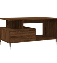 Couchtisch Braun Eichen-Optik 90x49x45 cm Holzwerkstoff