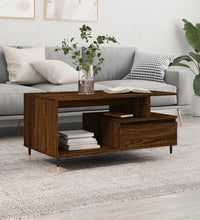 Couchtisch Braun Eichen-Optik 90x49x45 cm Holzwerkstoff