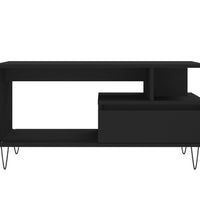 Couchtisch Schwarz 90x49x45 cm Holzwerkstoff