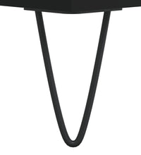 Couchtisch Schwarz 90x49x45 cm Holzwerkstoff