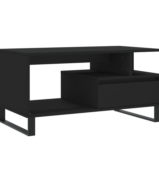 Couchtisch Schwarz 90x49x45 cm Holzwerkstoff