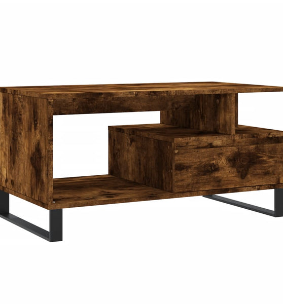 Couchtisch Räuchereiche 90x49x45 cm Holzwerkstoff