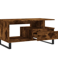 Couchtisch Räuchereiche 90x49x45 cm Holzwerkstoff