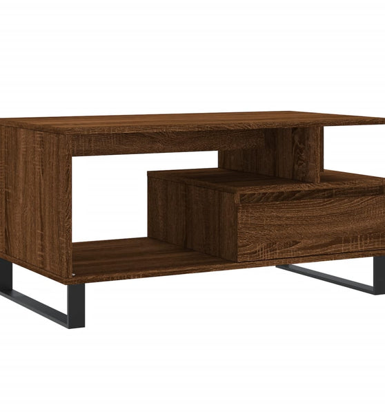 Couchtisch Braun Eichen-Optik 90x49x45 cm Holzwerkstoff