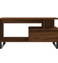 Couchtisch Braun Eichen-Optik 90x49x45 cm Holzwerkstoff