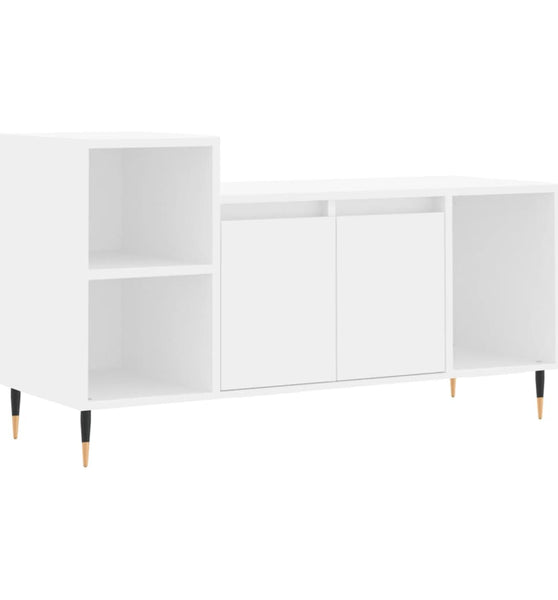 TV-Schrank Weiß 100x35x55 cm Holzwerkstoff