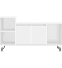 TV-Schrank Weiß 100x35x55 cm Holzwerkstoff