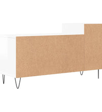 TV-Schrank Hochglanz-Weiß 100x35x55 cm Holzwerkstoff