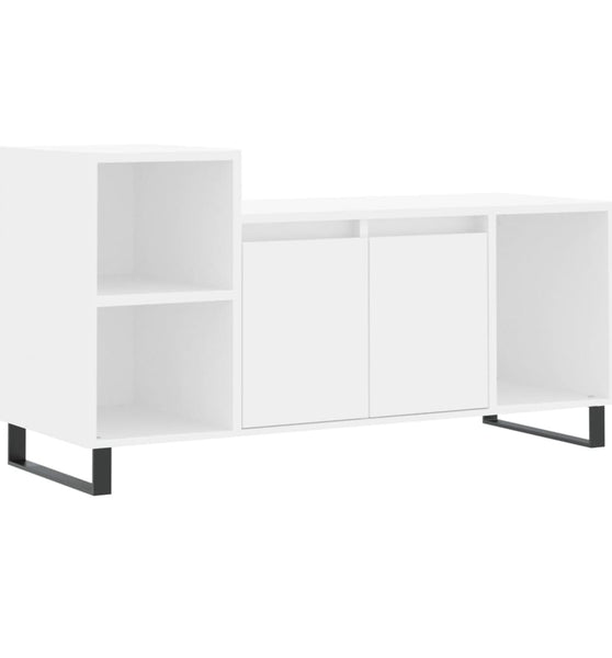 TV-Schrank Weiß 100x35x55 cm Holzwerkstoff