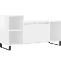 TV-Schrank Hochglanz-Weiß 100x35x55 cm Holzwerkstoff