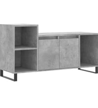 TV-Schrank Betongrau 100x35x55 cm Holzwerkstoff