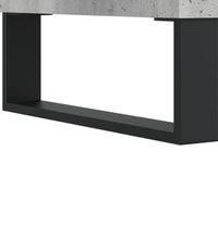TV-Schrank Betongrau 100x35x55 cm Holzwerkstoff