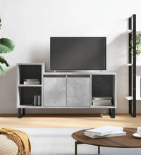 TV-Schrank Betongrau 100x35x55 cm Holzwerkstoff