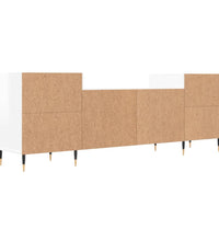 TV-Schrank Hochglanz-Weiß 160x35x55 cm Holzwerkstoff