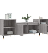 TV-Schrank Grau Sonoma 160x35x55 cm Holzwerkstoff